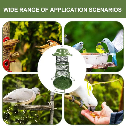 3-Layer Retractable Metal Bird Feeder