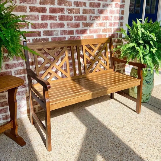 Outdoor Acacia Wood Garden Bench