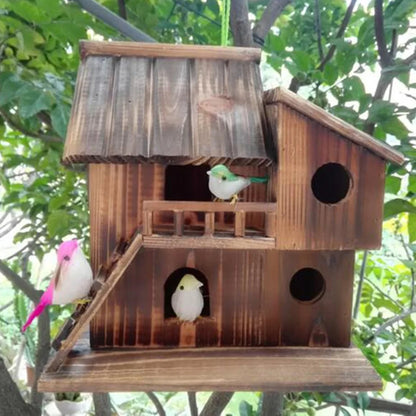 Wooden Hanging Bird House