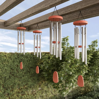 Weather Resistant Metal and Wood Wind Chimes