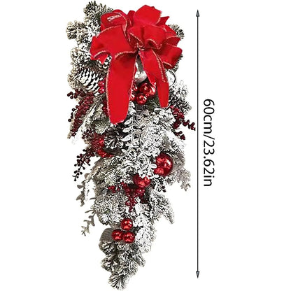 23.6in Christmas Teardrop Swag Decoration