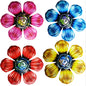 4PCS Metal Flowers Outdoor Wall Decor