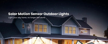 3 Pack Outdoor Solar Motion Sensor Security Lights