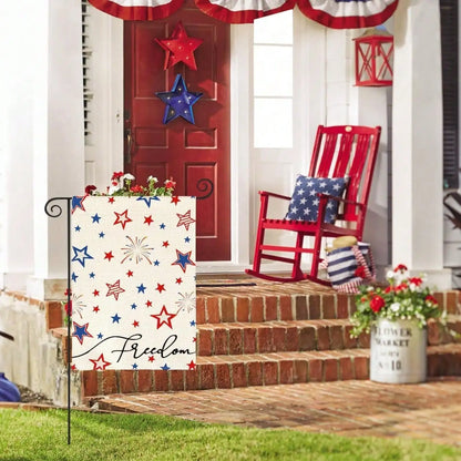 Patriotic Stars Stripes Garden Flag