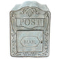 Outdoor Metal Retro Rustic Mailbox