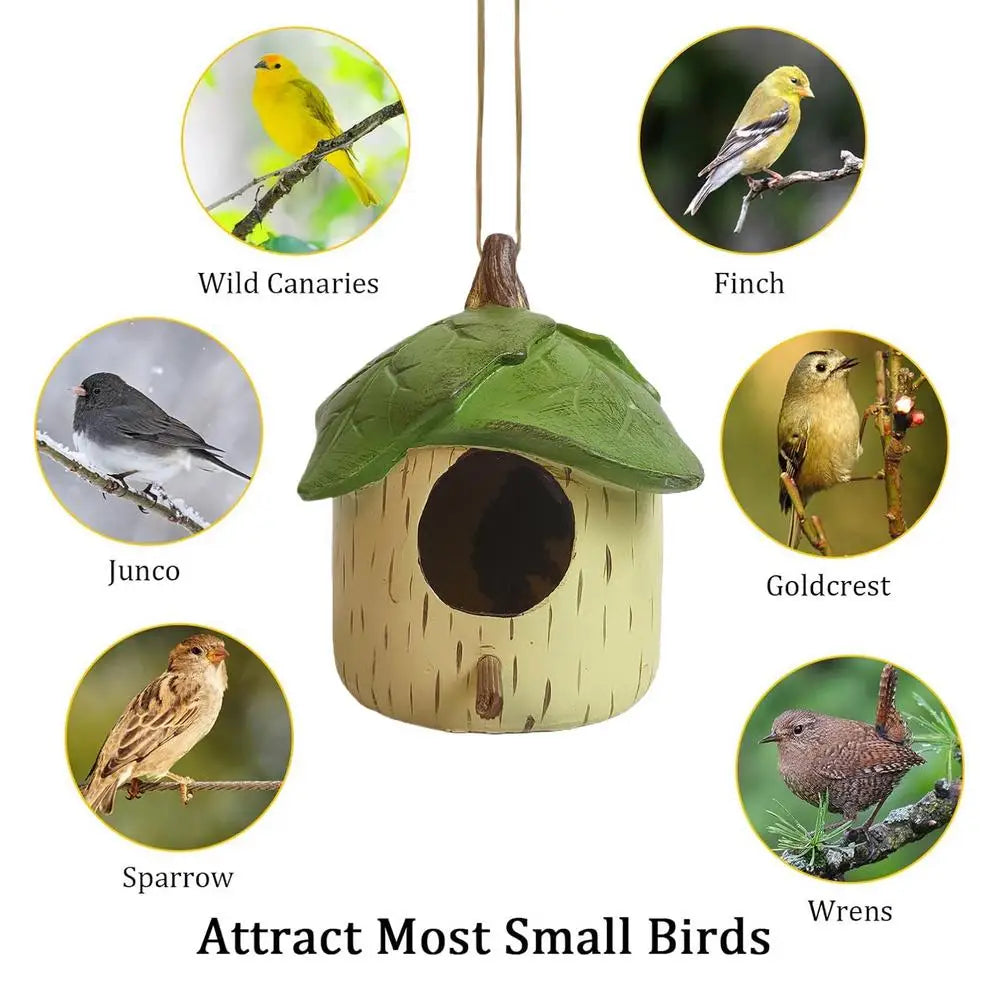 Outdoor Resin Hanging Bird House