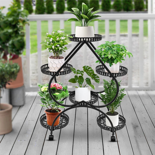 4 Tier Heart Flowerpot Stand