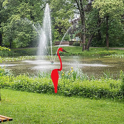 Flamingo Wind Spinner Garden Stake