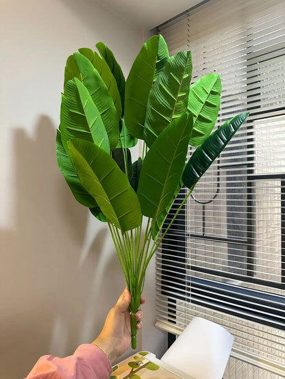 1pc 18 Leaves Artificial Banana Plant
