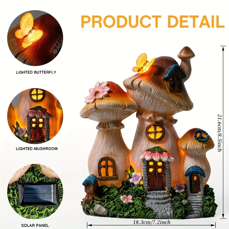 Outdoor Garden Statues Solar Light