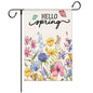 Spring Floral Welcome Garden Flag
