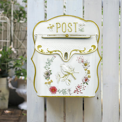 Wall Mounted Metal Farmhouse Post Box