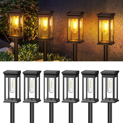 6/12 Pack Solar Lights for Yard/Garden Walkway