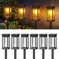 6/12 Pack Solar Lights for Yard/Garden Walkway