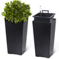Large Plant Pots with Drainage Holes＆ Water Level Monitor