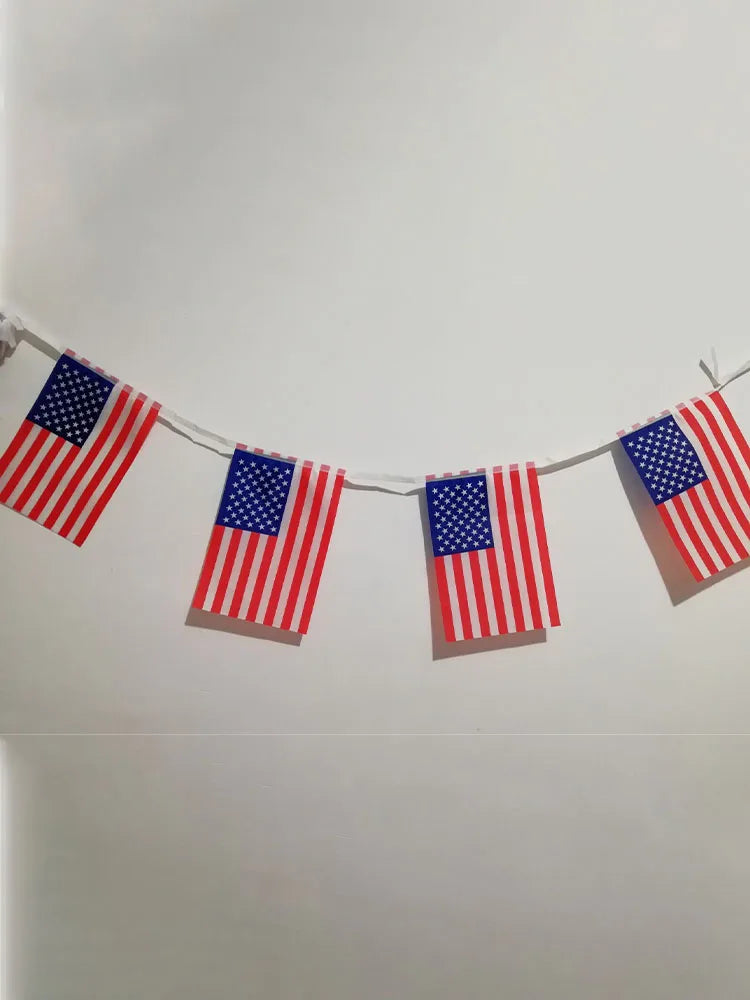 10PCS American Stick Flags