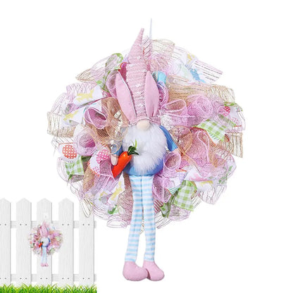 Easter Bunny Gnome Wreath