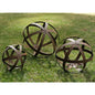 Decorative Metal Garden Spheres Sets of 3