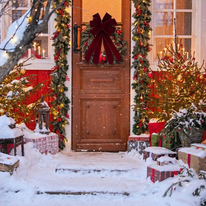 Large 20 x 11 Inches Burgundy Red Velvet Bow