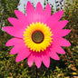 4PCS Outdoor Colorful Sunflower Wind Spinner Stake