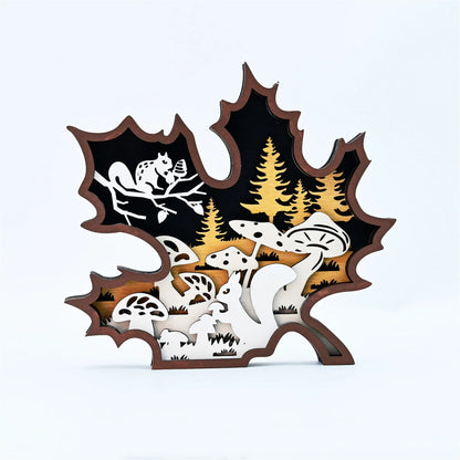 Fall Harvest Wooden Plaque Decoration