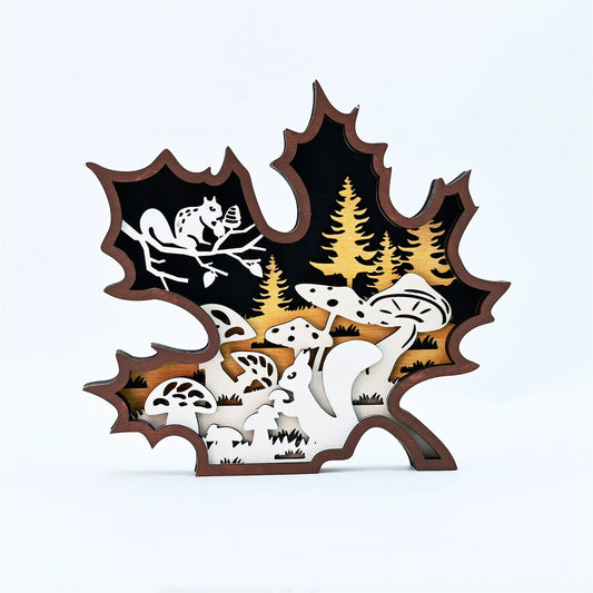 Fall Harvest Wooden Plaque Decoration