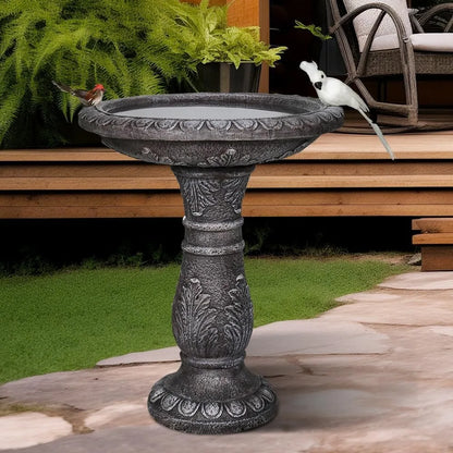 24.4 H Cement Bird Bath