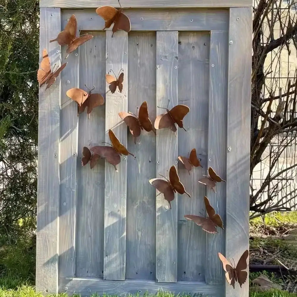 15 Pcs Metal Butterfly Wall Art