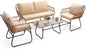 Outdoor Furniture Set With All Weather Cushions