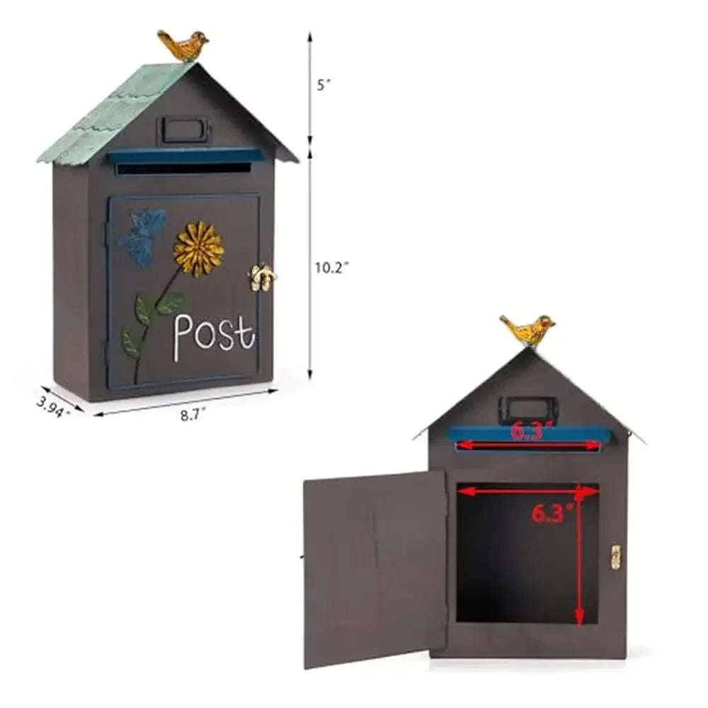 Vintage Wall Mount Mailbox