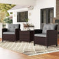 3-Piece Wicker Patio Furniture Set