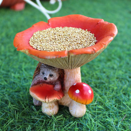 Outdoor Durable Resin Bird Feeder Decoration