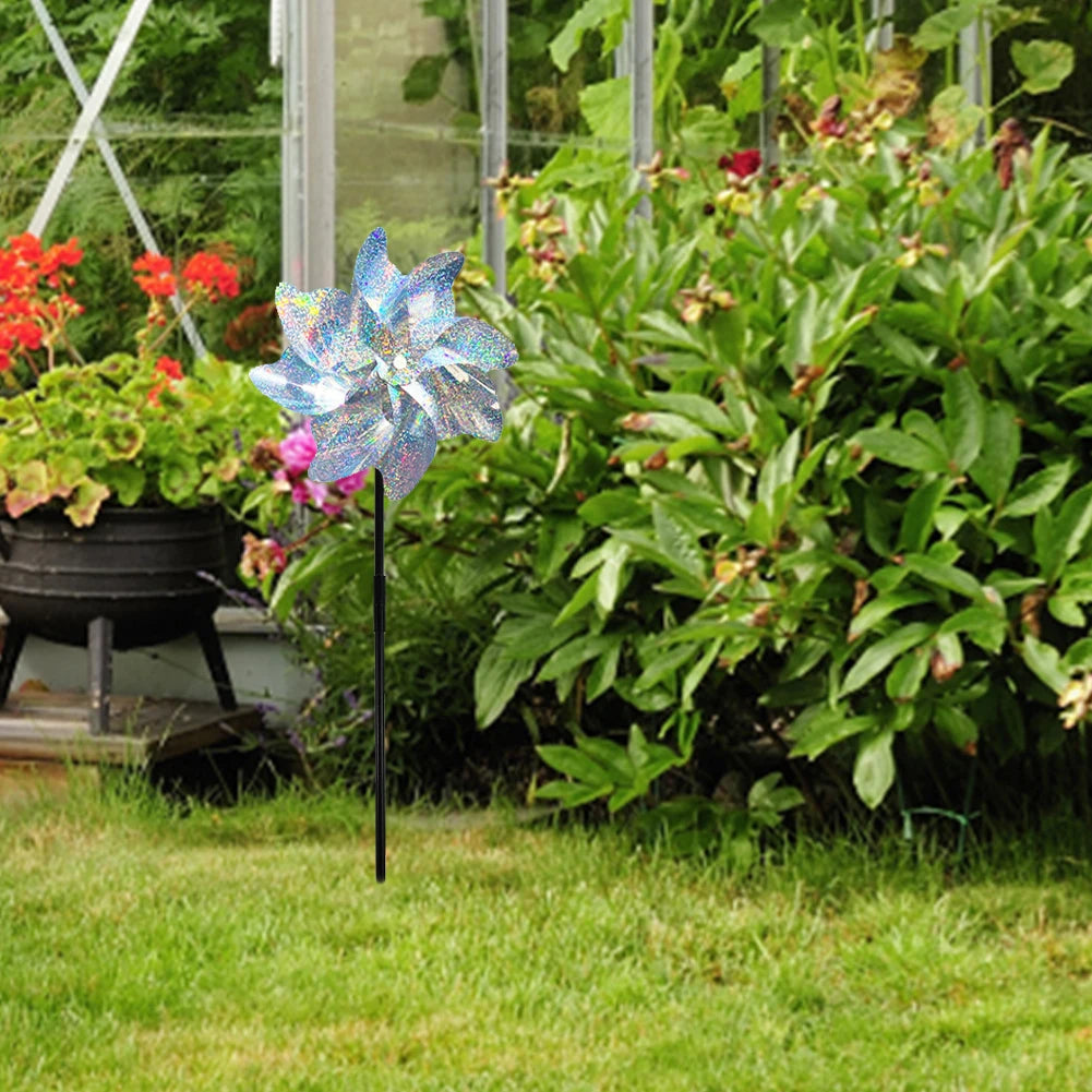2/10pcs Bird Repeller Windmill Spinner