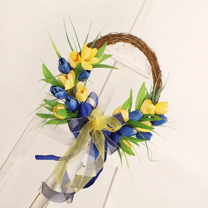 Tulip Spring Wreath