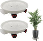 2pcs Plant Caddy with Wheels