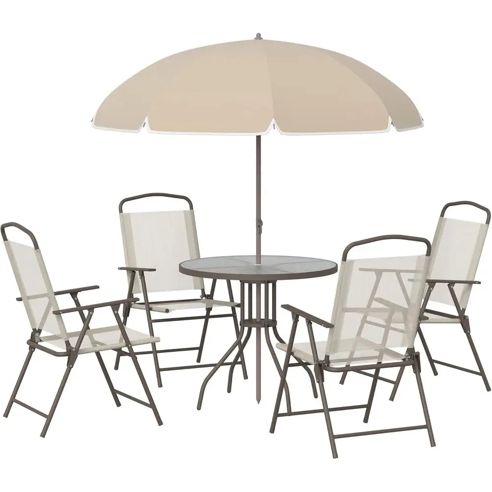 6 Piece Patio Dining Set or 4 with Umbrella