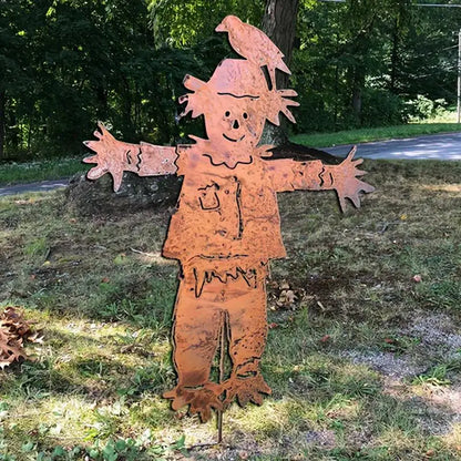 Scarecrow Garden Stake