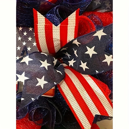 24 Inch 4th Of July Patriotic Wreath