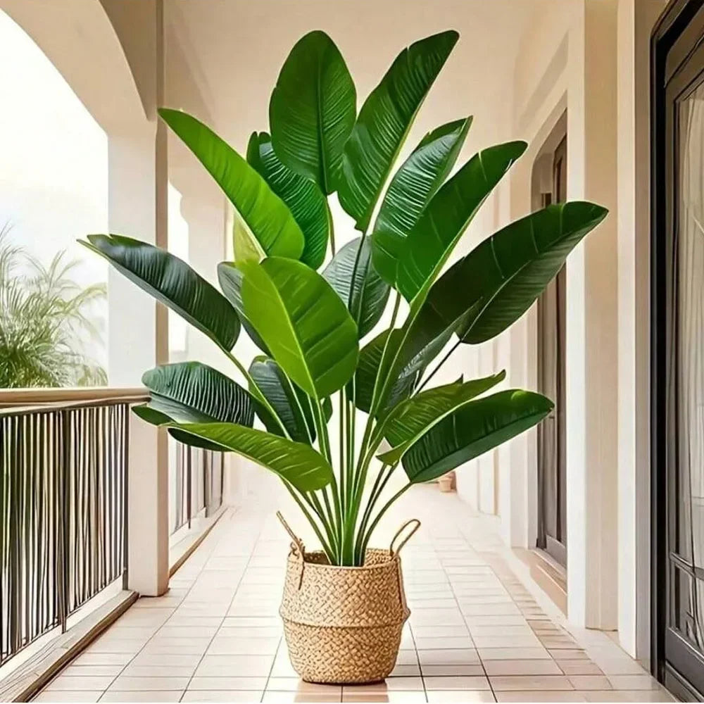 1pc 18 Leaves Artificial Banana Plant
