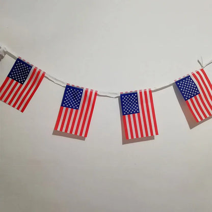 10PCS American Stick Flags