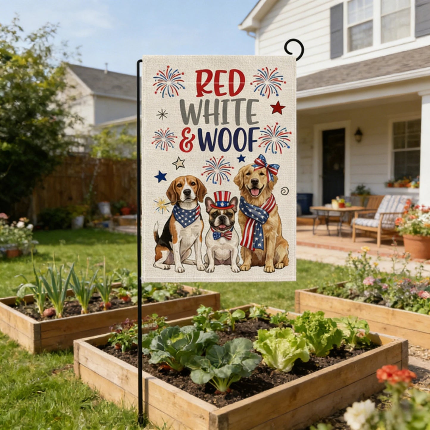 Patriotic Garden Flag
