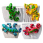 4Pcs Resin Climbing Gecko Flower Pot and Vase Hugger
