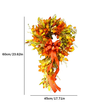 Autumn Maple Leaf Wreath