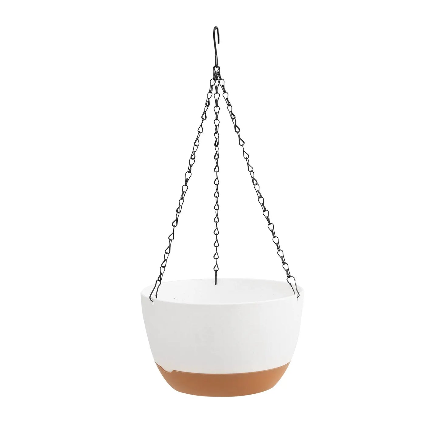 Hanging 10 Inch Self-Watering Flower Pot 2 Pack Indoor & Outdoor