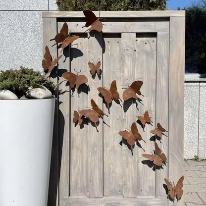15 Pcs Metal Butterfly Wall Art