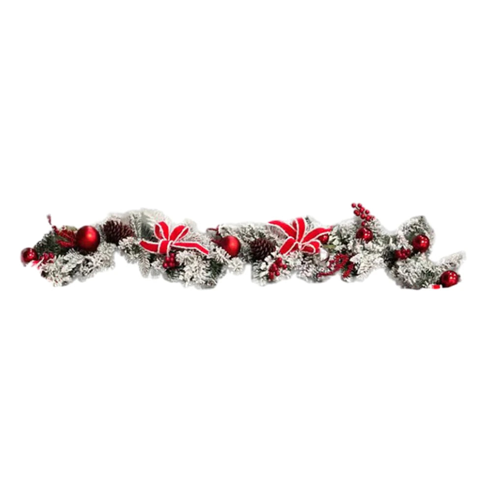 Christmas Red Ball Ornament Holiday Wreath or Garland