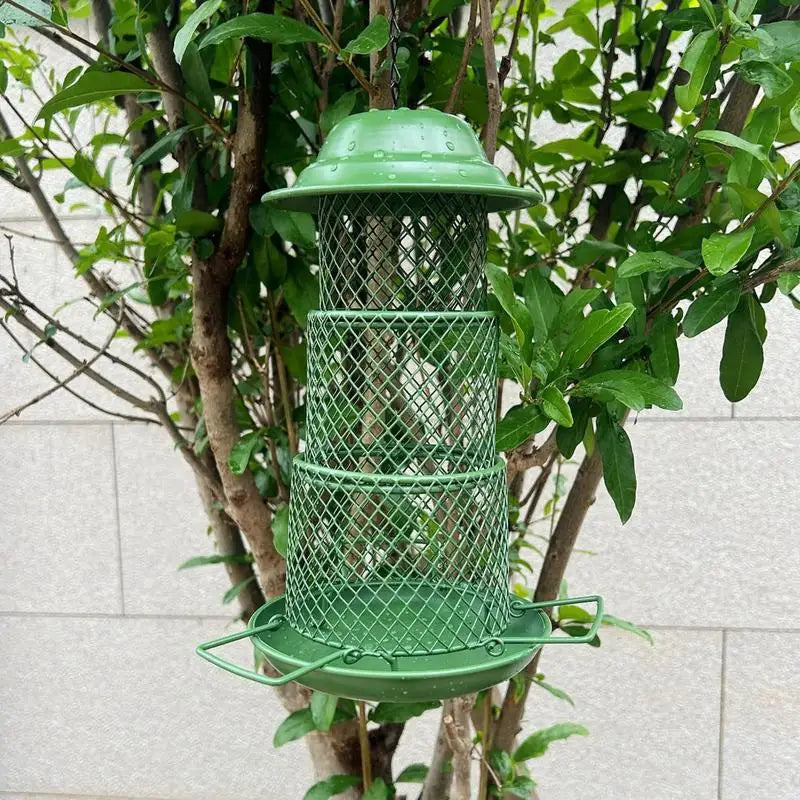 3-Layer Retractable Metal Bird Feeder