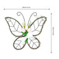 Spring Artificial Tulip Flowers Farmhouse Butterfly Shaped Wreath