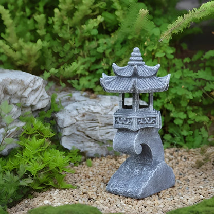 Solar Pagoda Lantern Garden Statue