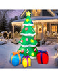7 FT Christmas Tree Inflatables with 3 Gift Boxes Built-in LEDs